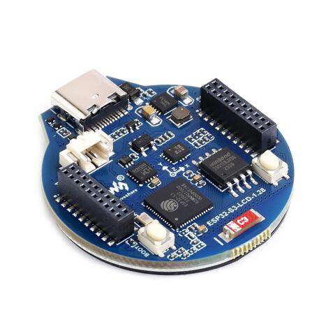 Détail du connecteur et de l’écran LCD sur ESP32-S3 26541